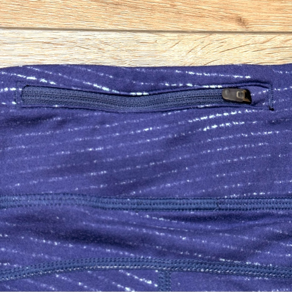Nike Dri-Fit Blue Leggings Cropped Size Small Workout Acrivewear - Picture 8 of 17